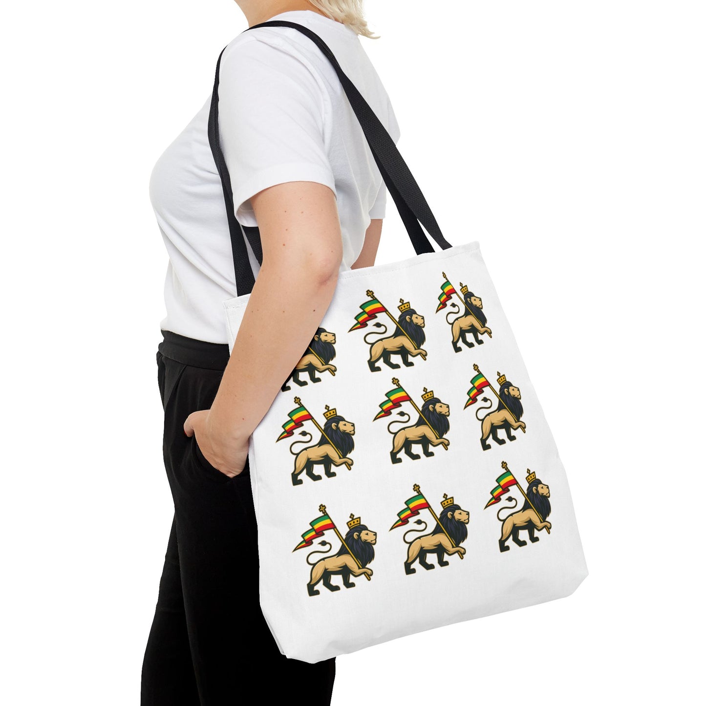 Lion of Zion Geez Tote Bag (AOP)