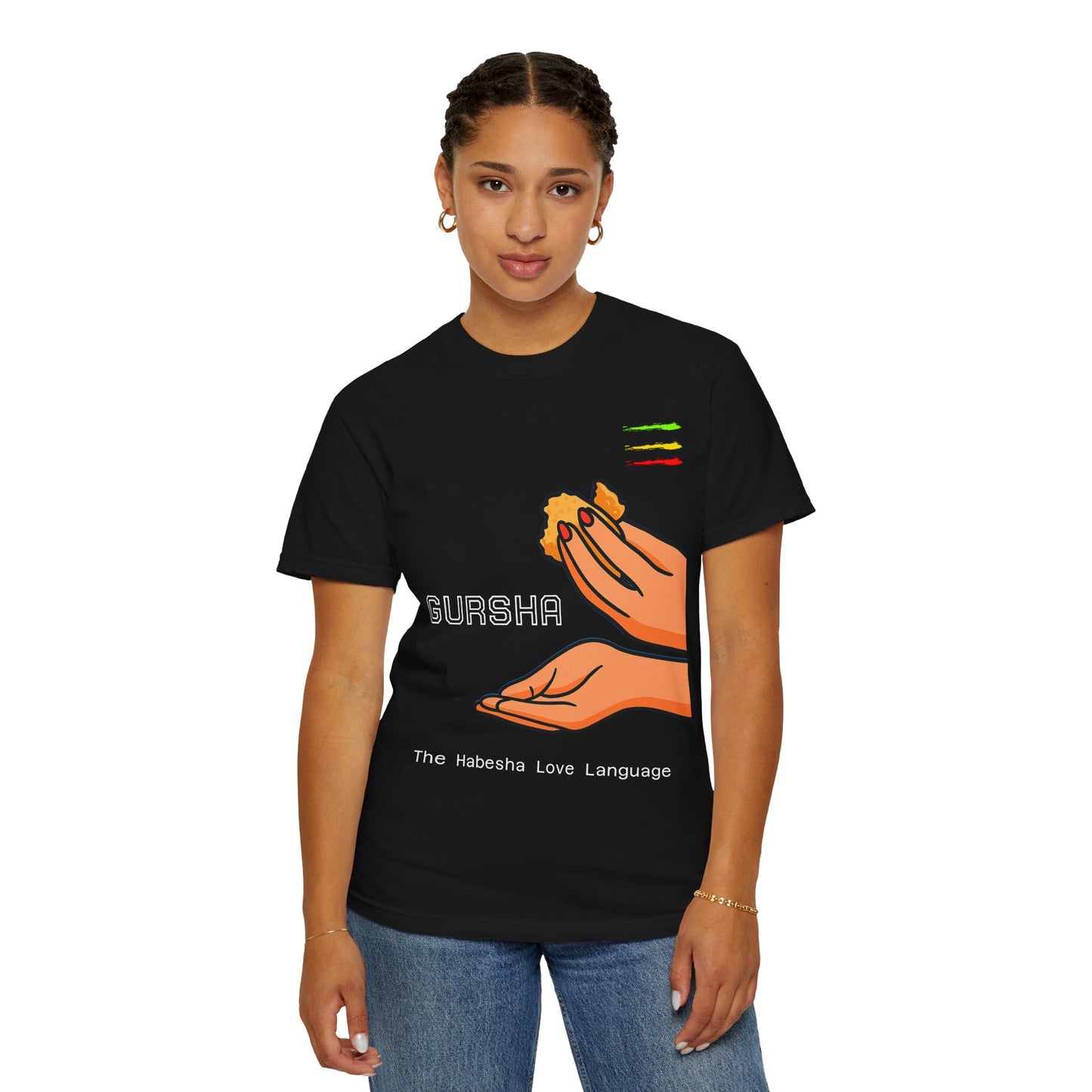 Gursha Unisex Garment-Dyed T-shirt