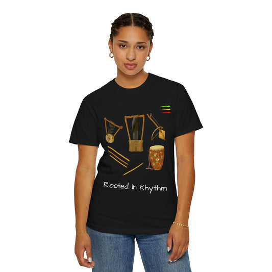 Habesha sounds  Unisex Garment-Dyed T-shirt
